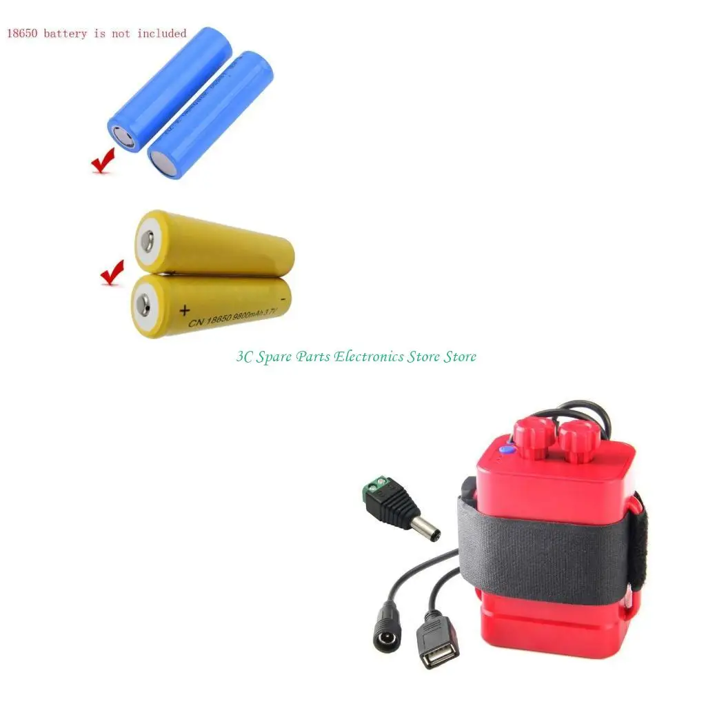 

SZ Battery Pack for Case Waterproof Housing Cover Battery Storage Box with Adapter