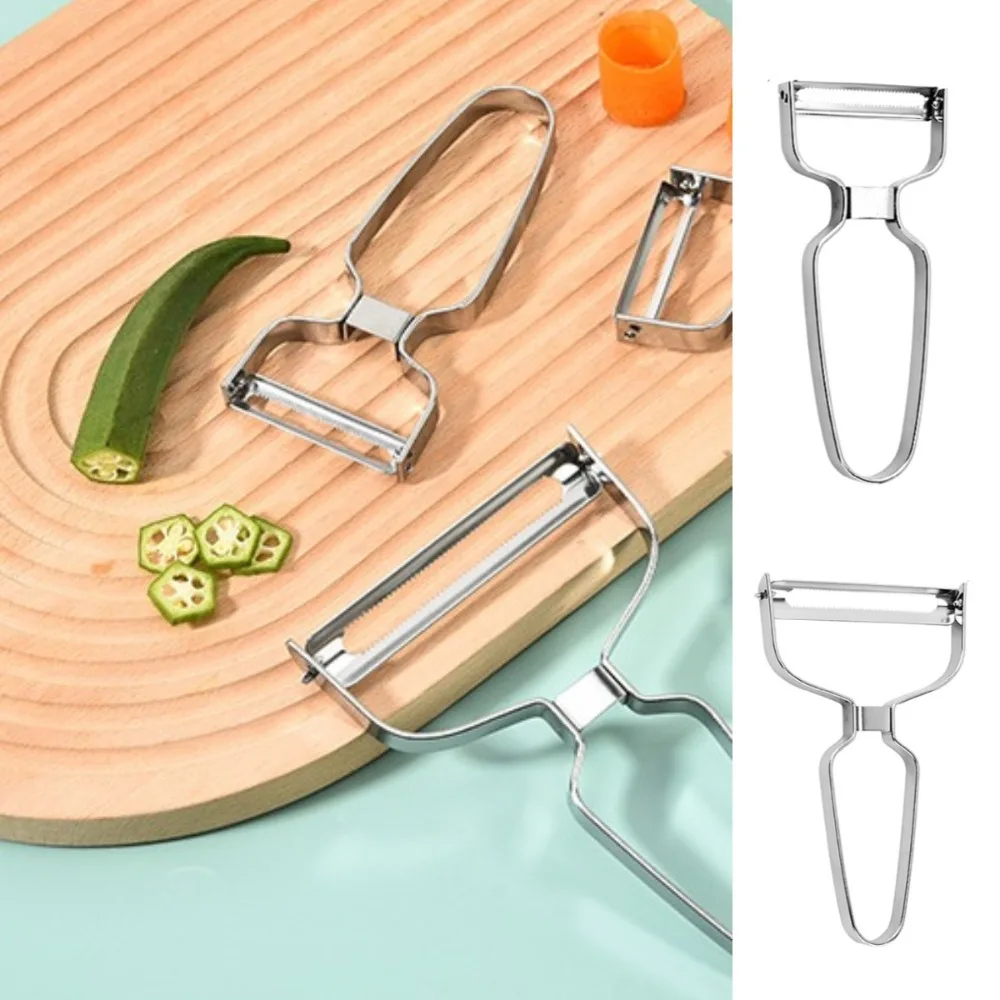 Cooking Tools Stainless Steel Peeler Fruit Vegetables Multifunction Wide Mouth Cabbage Graters Shredder