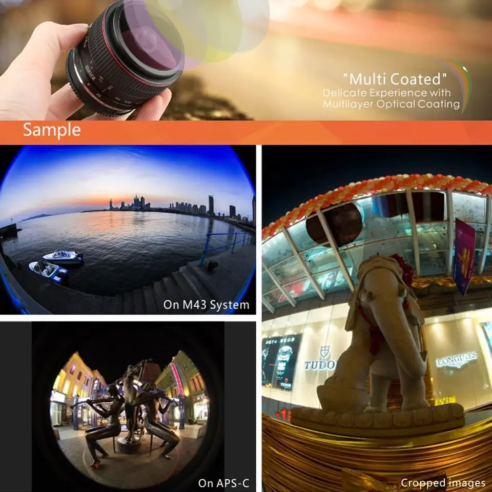 Meike MK-6.5mm F2.0 APS-C 超広角円形魚眼レンズ Sony E/Fujifilm X