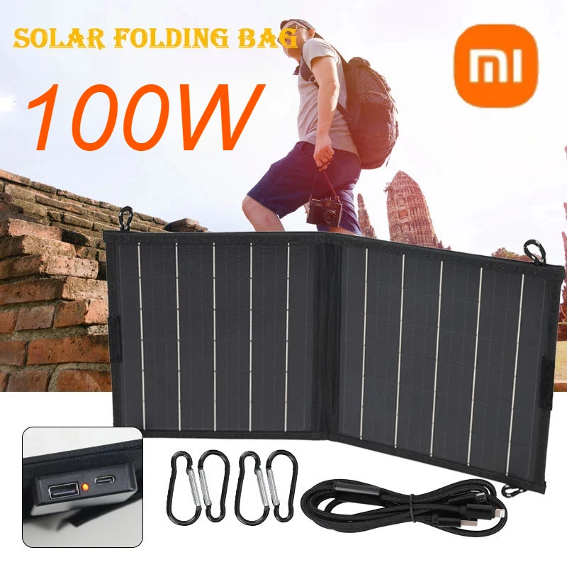 

Xiaomi 30W Foldable Solar Panel Kit Complete Solar Power Station MPPT Generator Charger 18V for Car Boat Caravan Camping