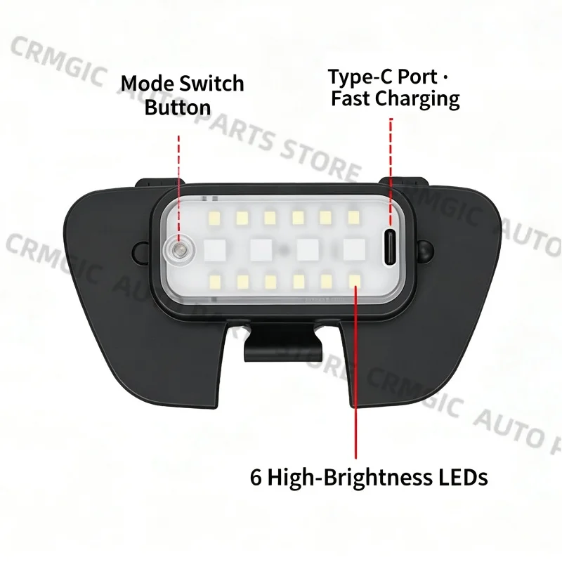 For GEELY EX2 2025 2026 xingyuan geome Rear Trunk Light Tailgate Modification Led Trunk Interior Light Car Interior