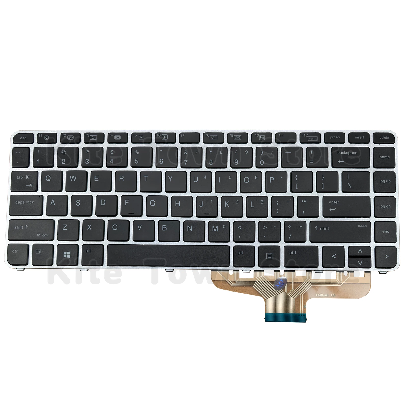 New US Laptop Keyboard Backlit for HP Elitebook Folio 1040 G3 818252-001 844423-001 Silver