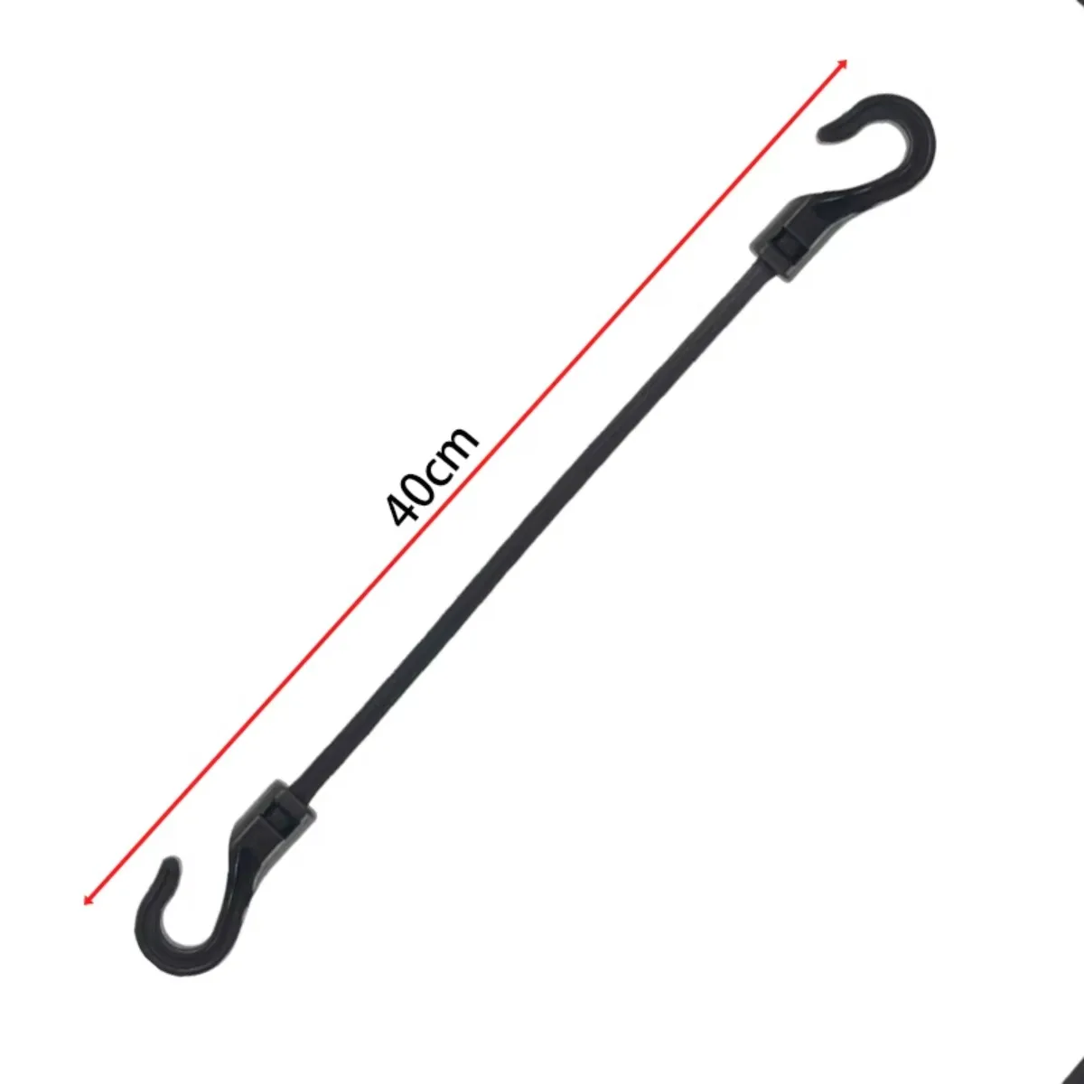 5PCS Open End Cord Hooks Snap Boat Kayak Motorcycle Rope Buckle 5MMX40CM Camping Tent Hook for Bungee Shock Elastic Straps gallery 1