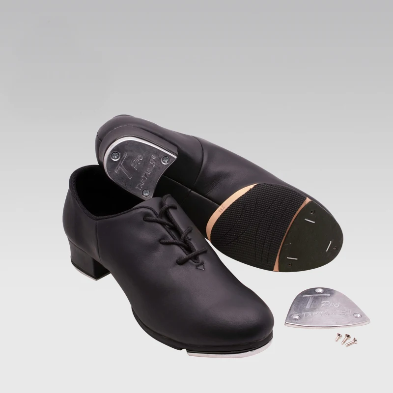 

Professional adult high-quality soft-soled lace-up tap shoes