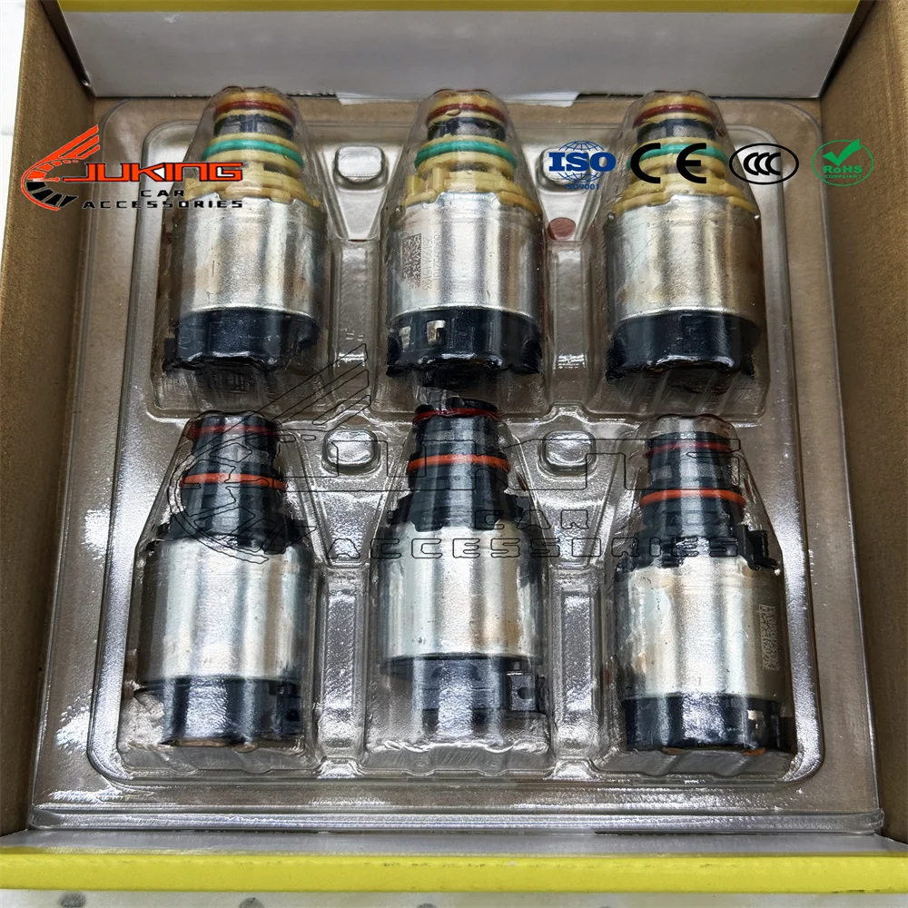 

Комплект соленоидов автоматической коробки передач для Chevrolet Cruze Malibu Captiva Buick 6T30 6T40 6T45 6T50, совместимый с 6T30E 6T40E 6T45E 6