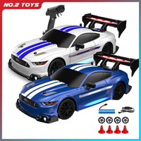1/24 RC Drift Cars High Speed Vehicle Mustang 4WD Remote Control Racing Car Toy Boys Competition Race Car Gift Replaceable Tire