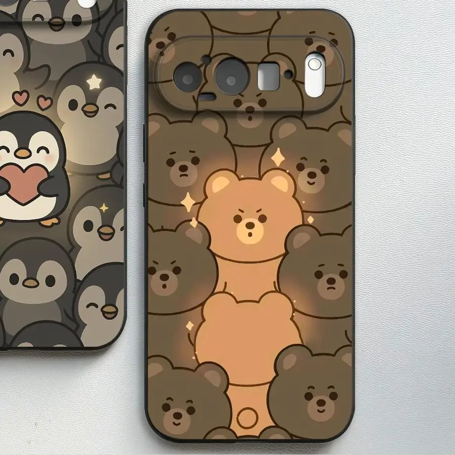 Imagen 4: Funda protectora para teléfono Google Pixel 10A 10 9 Pro XL 8a 9a 6 7 8 Pro 6a 7a Cute Penguin Love Art