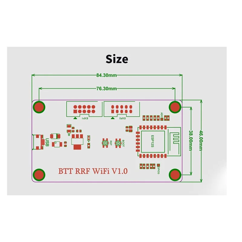 BIGTREETECH لـ SKR 1.3/1.4 RRF Wi-Fi وحدة توسيع اللوحة الأم للطابعة ثلاثية الأبعاد لترقية البرامج الثابتة Reprap #6