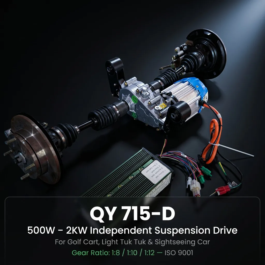 QY 715D Front Axle Drive System Independent Suspension ADC12 Body 1 6 to 1 12 Ratio 2 Year Warranty OEM Supplier