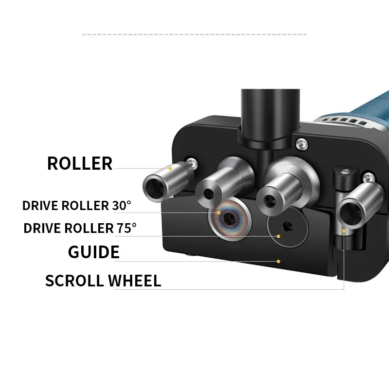 1400W Portable Electric Seal Machine Air Duct Seaming Machine Joint Foot White Iron Sheet Edge Press Pipe Making Tool