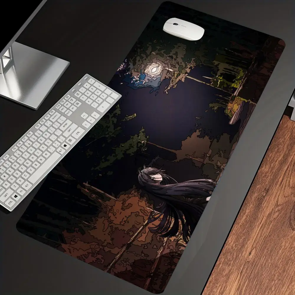 Manhattan Cafe Uma Musume Pretty Derby Mouse Pad Cute HD Desk Pad Extended Gaming Keyboard Mats Large XXL Gamer Mousepad 90x40