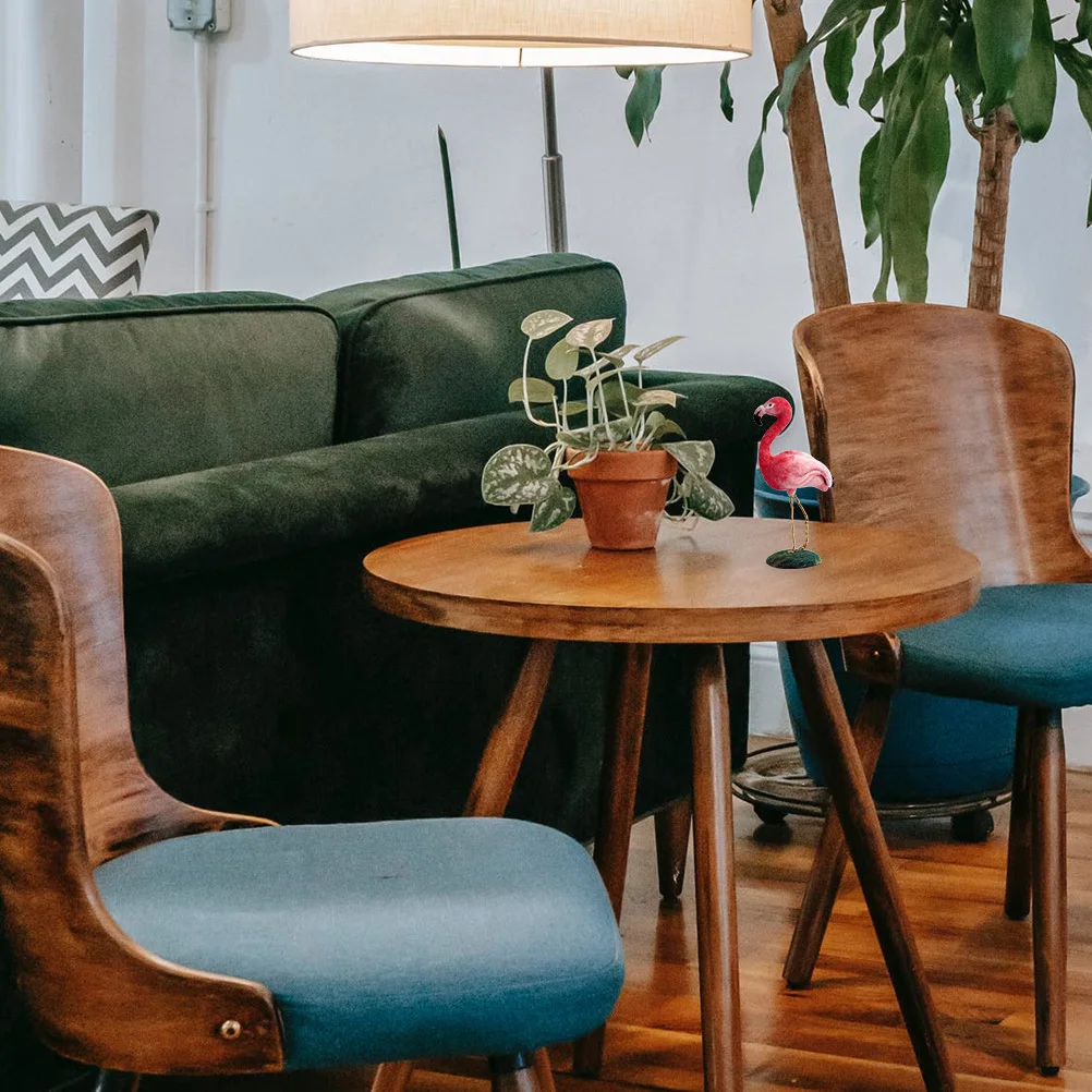 

1Set DIY Wool Felt Flamingo Crafts Set Needle Felting Material for Beginners Fun Handmade Activity Stimulate Imagination Smooth