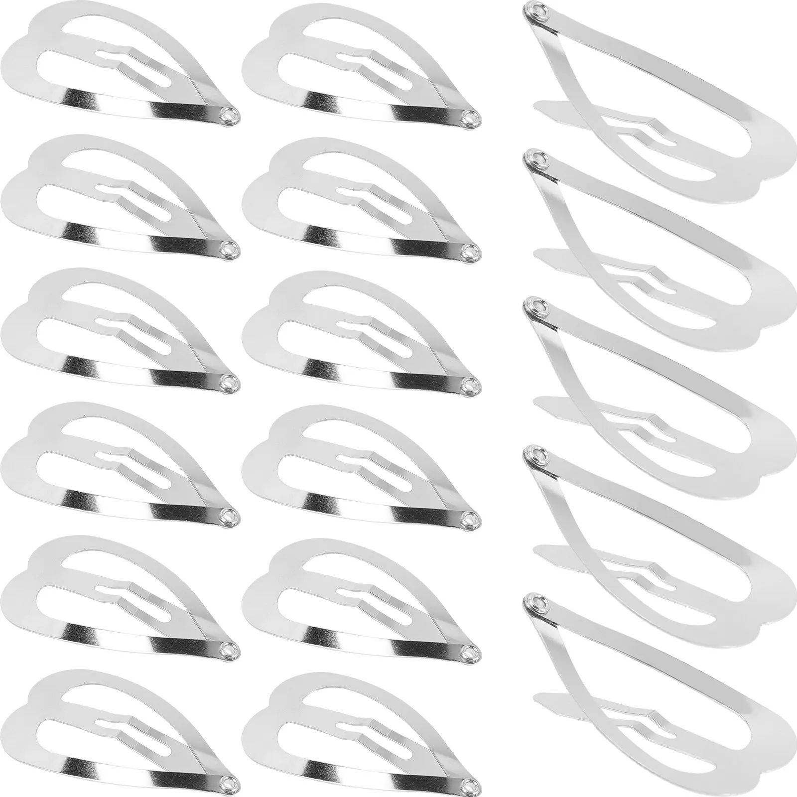 

100Pcs Heart Hair Barrettes for Women Stylish Side Clips for Daily Wear Dancing Dinners Meetings Hair Decorations Wedding Ready