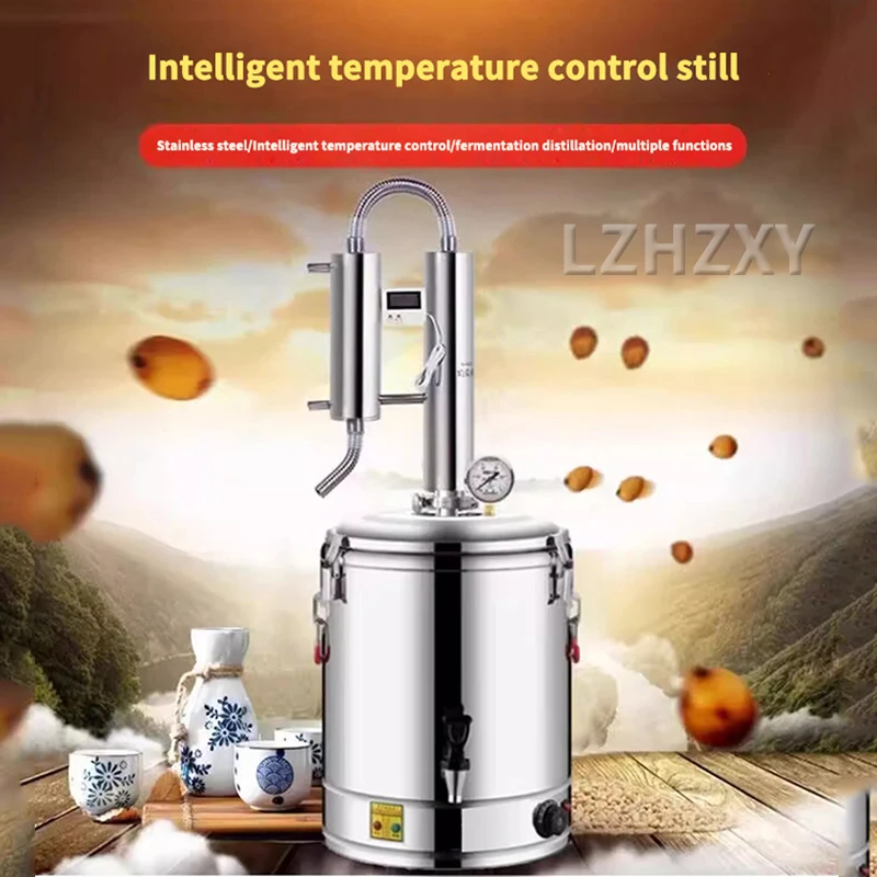 30L الكحول ويسكي Moonshine لا تزال آلة تبخير النبيذ الصغيرة النقي الندى آلة التقطير المنزلية الصغيرة مستخرج الزيت العطري #6