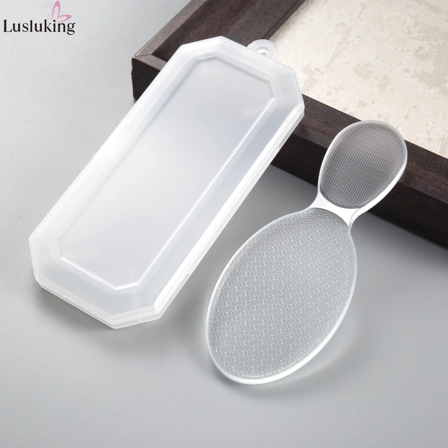 نانو الزجاج المزدوج رئيس ملف القدم للبشرة الميتة الكالس إزالة كفاءة كعب التقشير أداة أقدام ناعمة دليل باديكير طاحونة