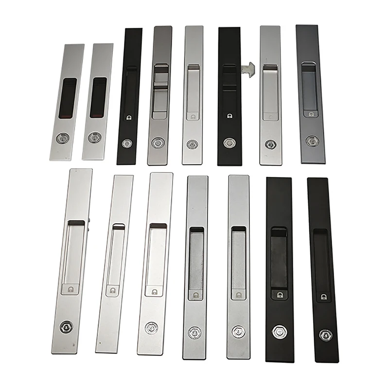 

Aluminum Alloy Sliding Door Window With Four-way Pull-out Lock Thermal 23-faced Wide-band Key Straight Lock Anti-theft Window