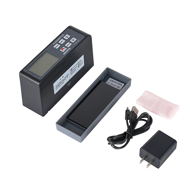 Portable Gloss Meter 20°60° Digital Gloss Meter GM-26 0.1GU~200GU Ink Paint Marble Tile Metal Surface Gloss Measuring Instrument