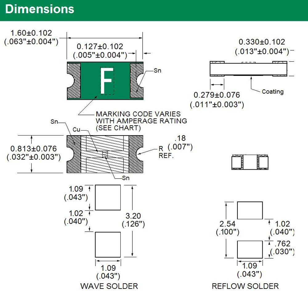 10pcs Littelfuse 0603 3A SMD SMF Fuse 32V Very Fast Acting Surface Mount 0467003 Marking Code P