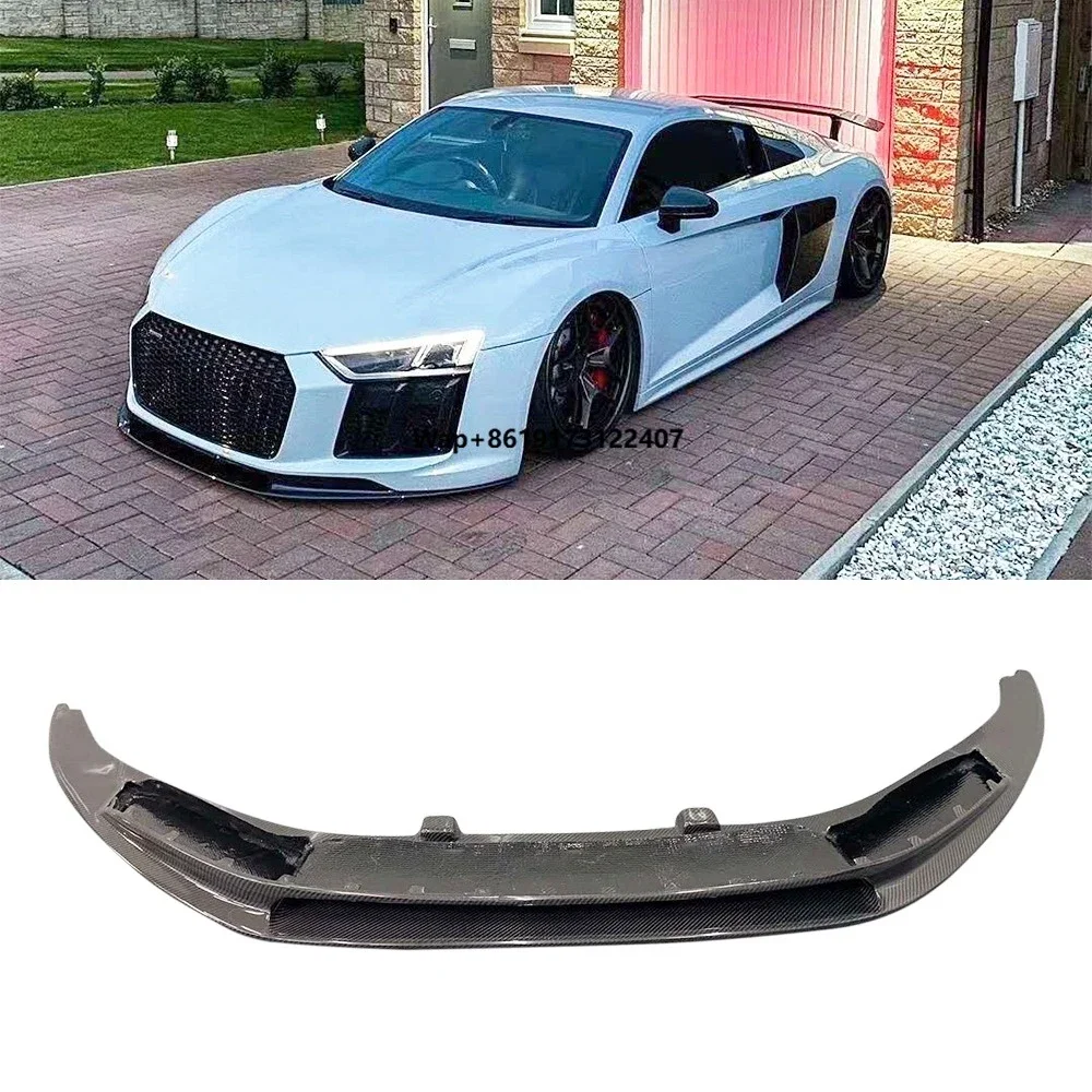 

Dry Carbon Fiber Front Lip for R8 Front Splitter 2015-2018 Light Weight