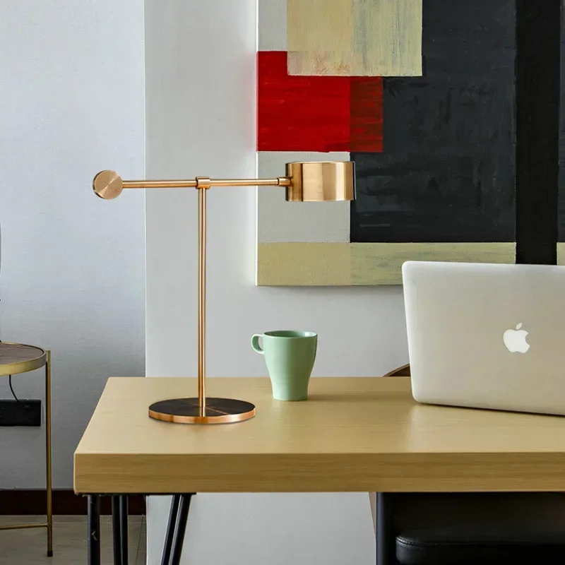 Modern Simple Desk Lamp Nordic Style Led Eye Protection Villa Study Table Lamp Creative Home Indoor Lighting Lampu Meja FYTL