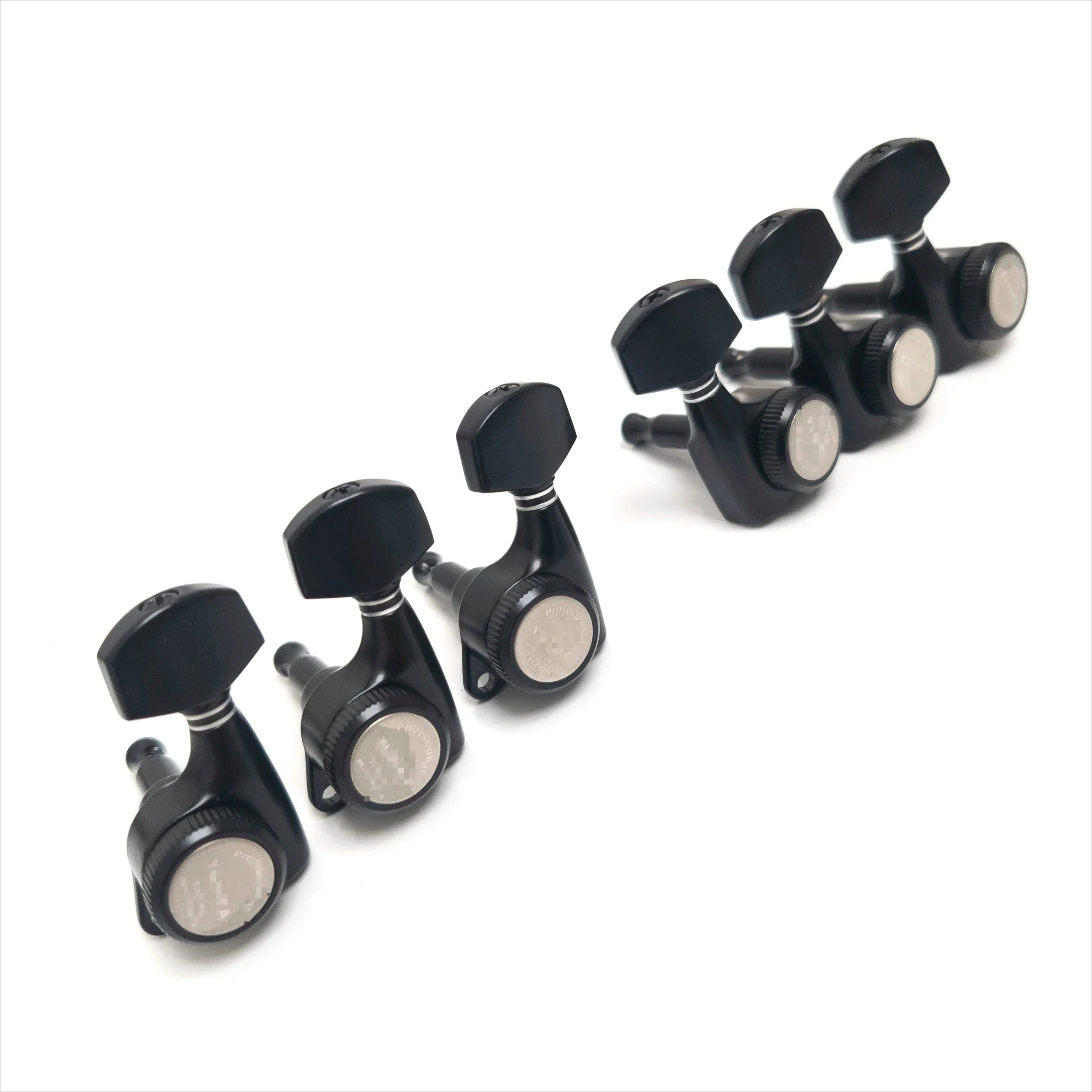 

Guitar Locking Tuners 1:18 String Tuning Pegs Machine Heads 3L3R for Electric Guitars - Chrome & Matte Black Options Available