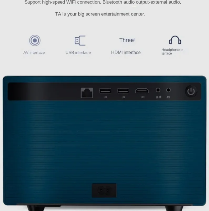 2025 Theater Changhong Projector H6plus Office Ultra HD 1080P Smart 4K Decoding