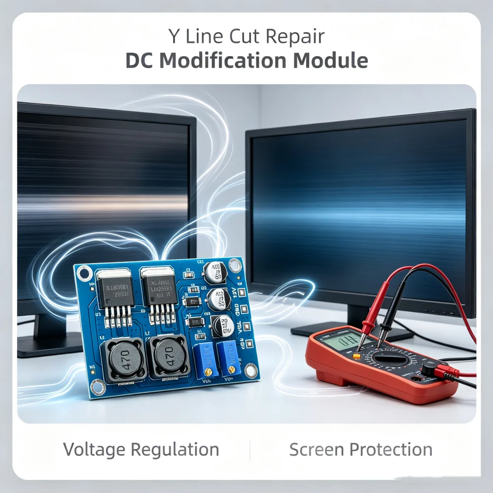 VGH VGL DC Module Repair LCD Panel Broken Y Color Abnormal Horizontal Line LCD Screen Technical Modification Repair Board Tool