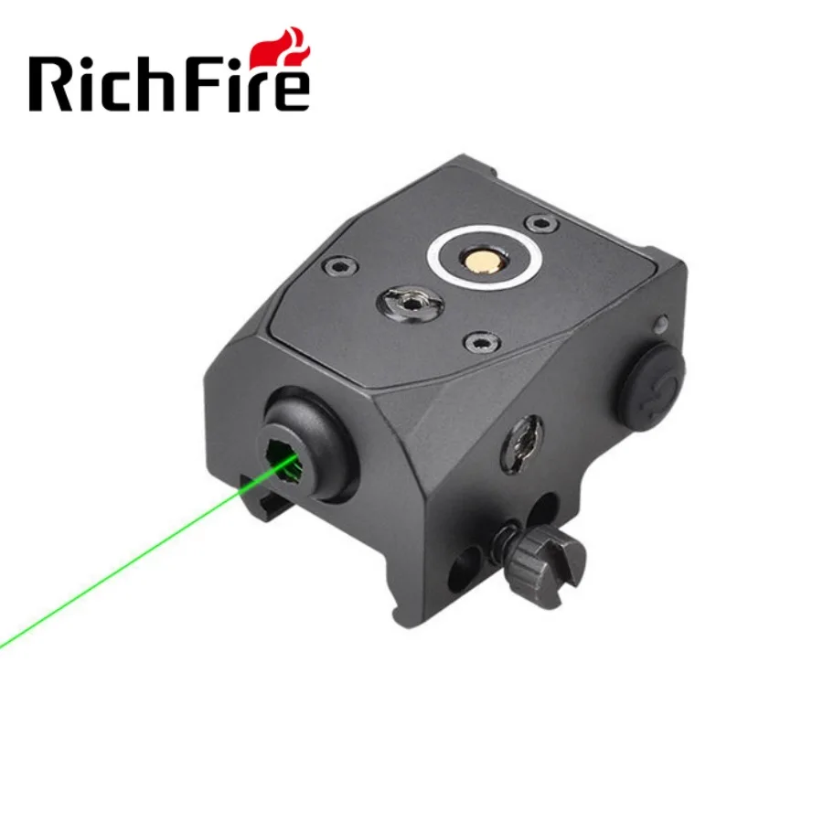 

Richfire SFD-074 Rechargeable Flashlight Green Laser Light Mount Combo Rechargeable Pistol Dot Sight for 20mm Rail/20mm Slot