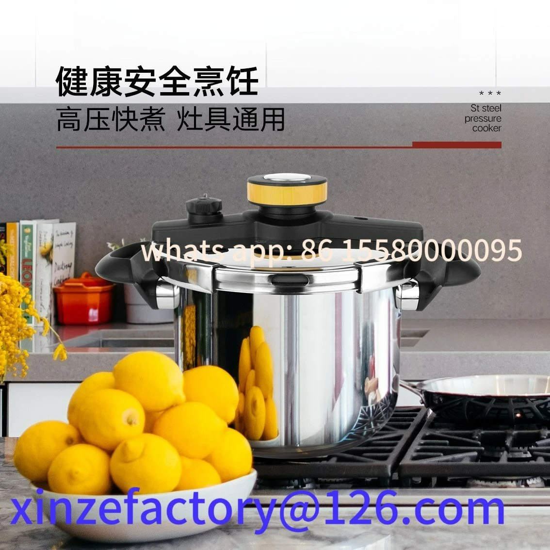 

Customizable Food Grade Gas Stove Universal Pressure Cooker