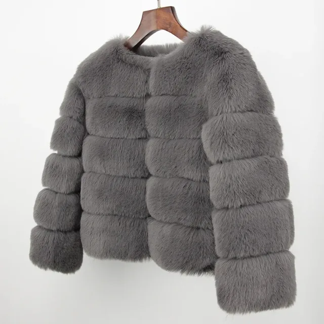 2023 Płaszcz ze sztucznego futra Nowa kurtka zimowa damska Elegancka gruba luksusowa marka Ciepła odzież wierzchnia Odzież uliczna Fake Fox Rabbit Fur Fashion
