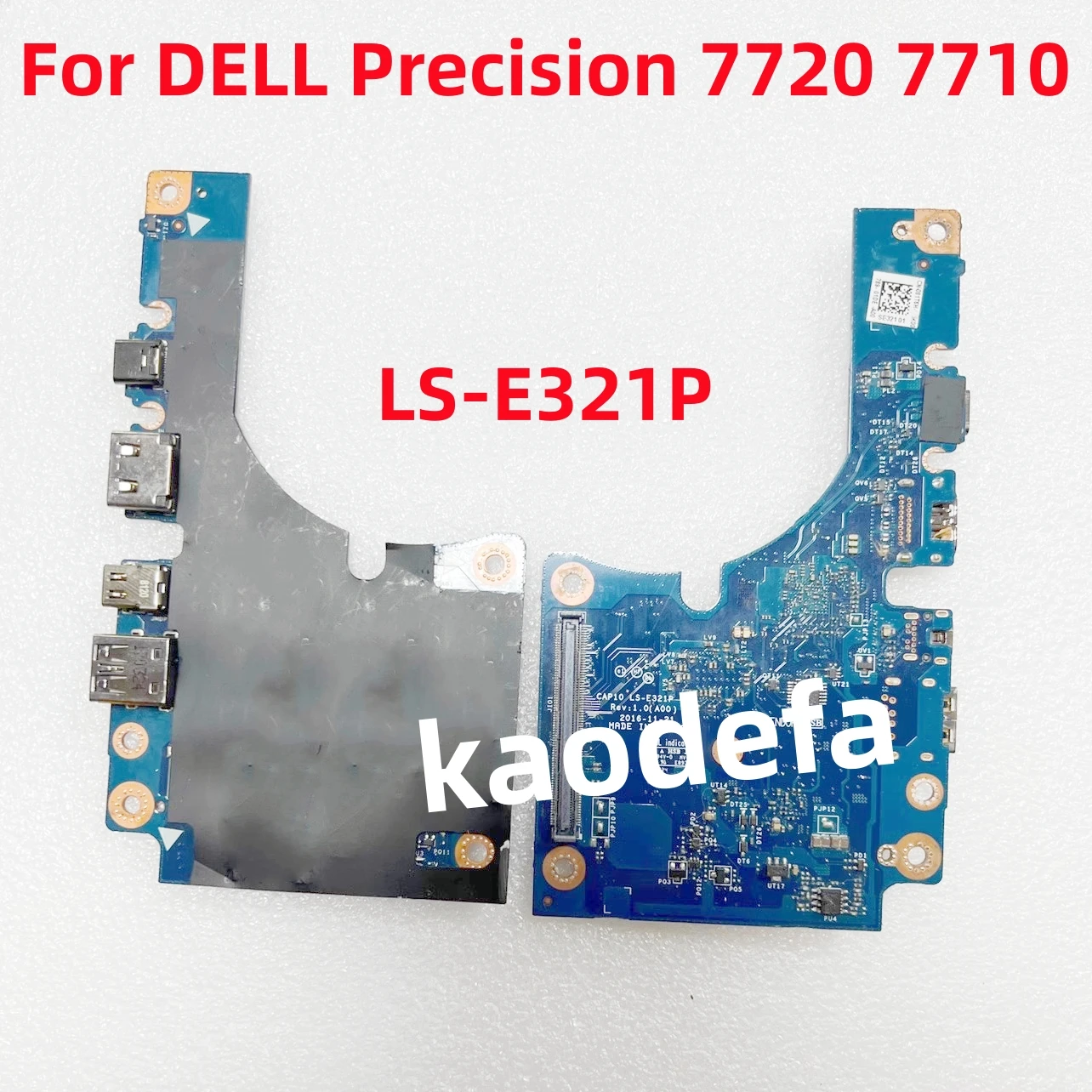 LS-E321P For DELL Precision 7720 7710 Laptop USB Small Board Interface Board CN-081T6H 081T6H 81T6H 100% Test OK