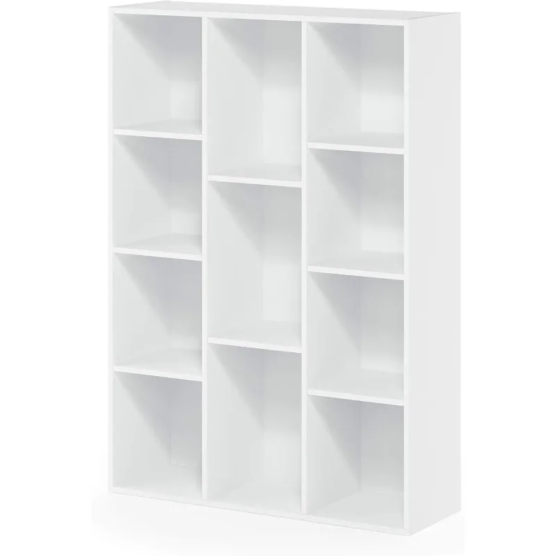 Luder Bookcase / Book / Storage , 11-Cube, White