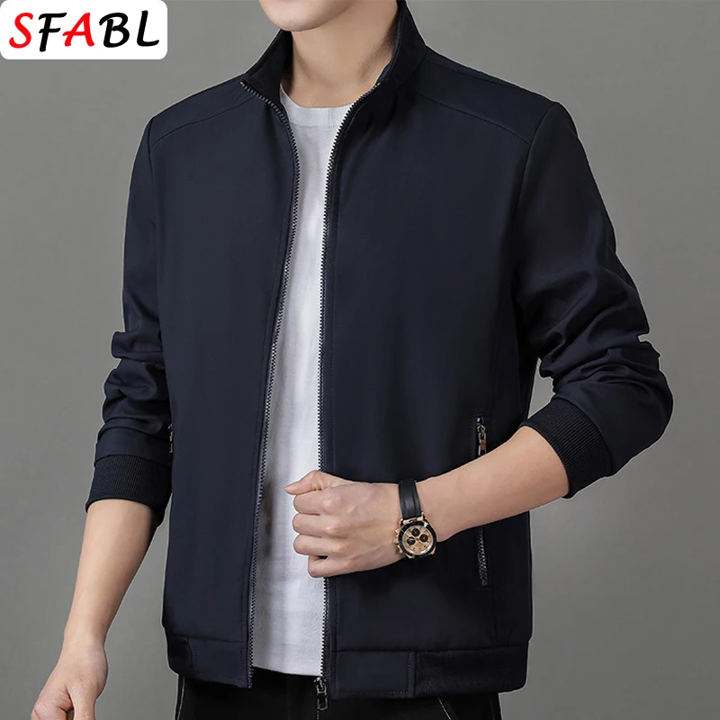 Neueste Frühjahr Jacke Männer Casual Jacke Zipper Tasche Bomber Jacke männer Jacken Slim Fit Luxus Baseball Mäntel L-3XL Oberbekleidung – Detail 6