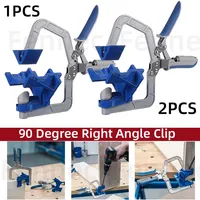 90 Degree Right Angle Clip Woodworking Clamp Right-angle Fixing Tool Quick Clamp Pliers Picture Frame Corner Clip Hand Tool