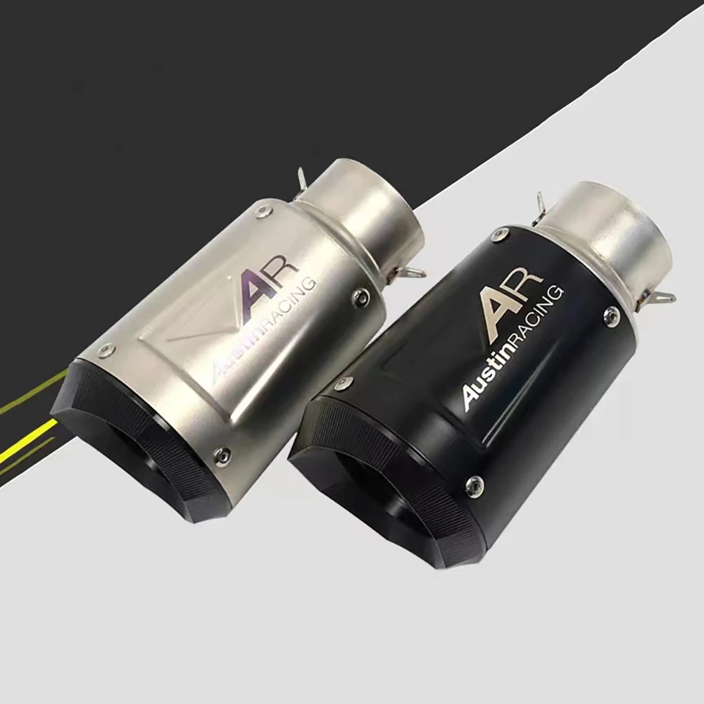 

Motorcycle Exhaust Pipe Universal 51mm 60mm for Racing tubo escape escapamento de moto CBR600F MT07 Z800 R6