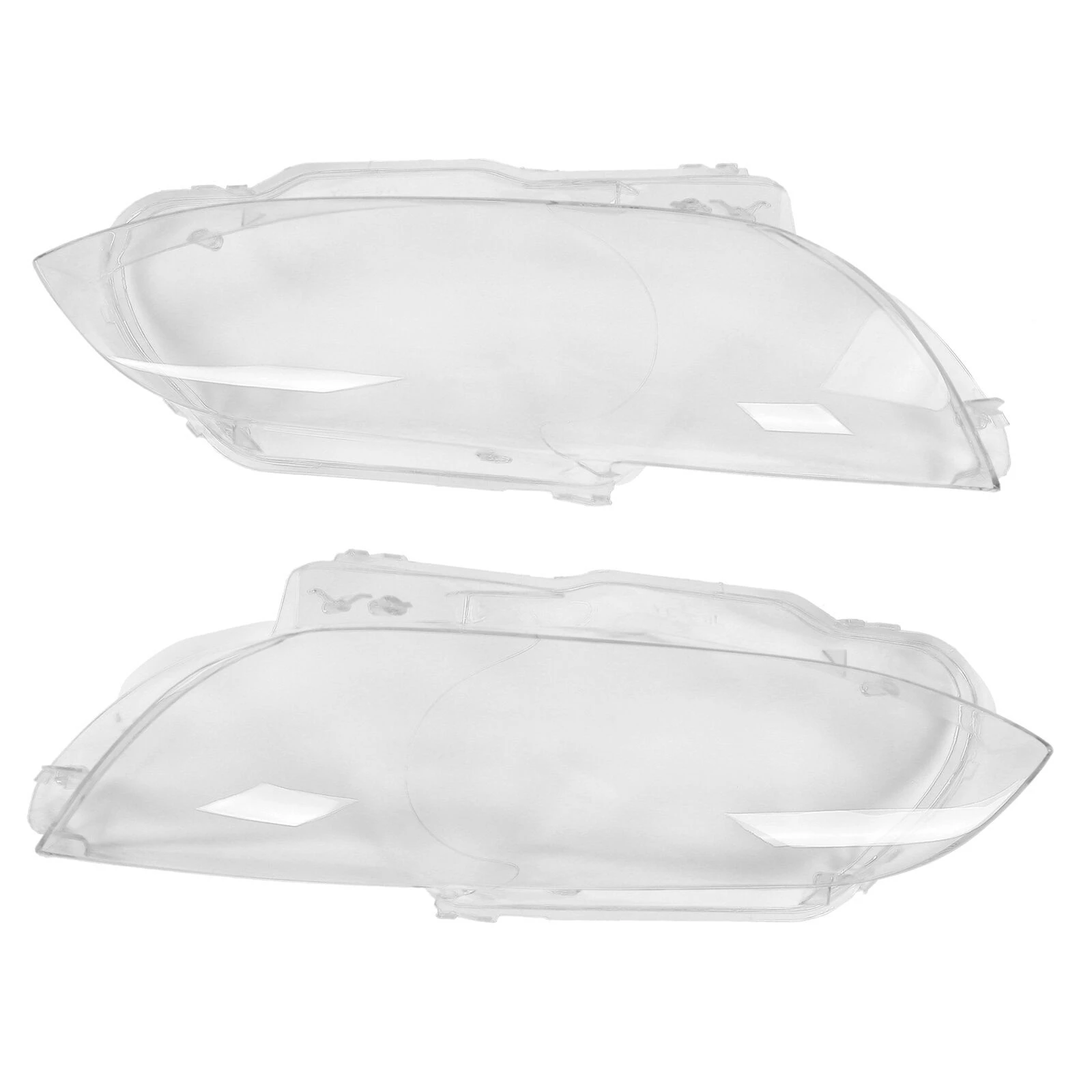 1Pair Headlight Head Light Lamp Lens Cover for BMW E92 E93 Coupe M3 328I 335I Cabrio