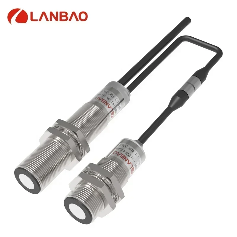2025 Premium Products LANBAO 20-30VDC NPN NO/NC Sensing distance 40-500MM Ultrasonic Sensor