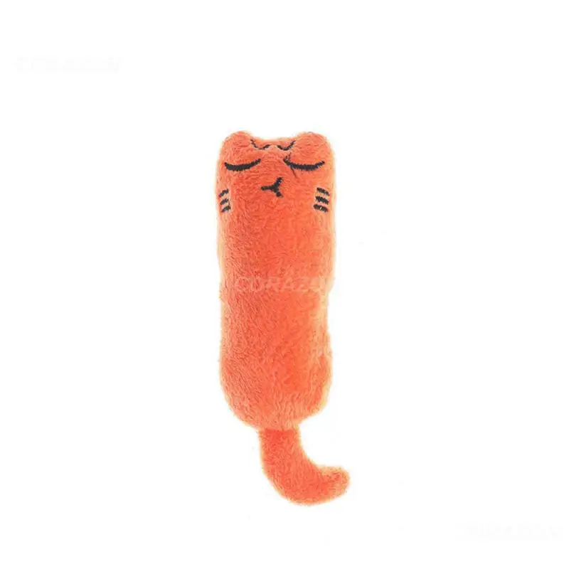 Gato brinquedo macio engraçado bonito mini interativa mastigando brinquedo squeaky boneca gato adorável criativo brinquedo de pelúcia do gato