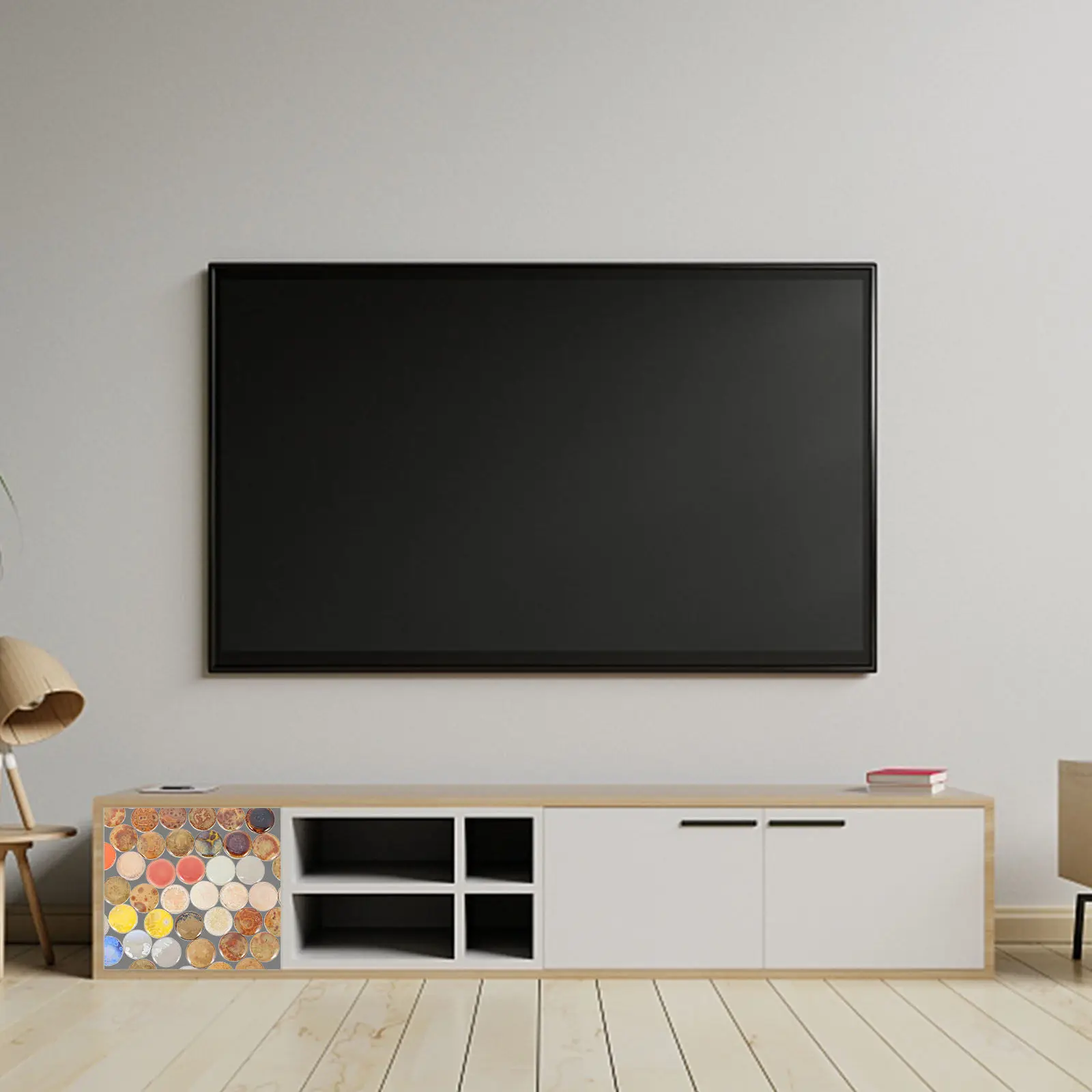 

1 упаковка керамической мозаичной плитки для поделок, декора садовых дорожек и стен, высокополированная, неправильной формы, имитация гальки