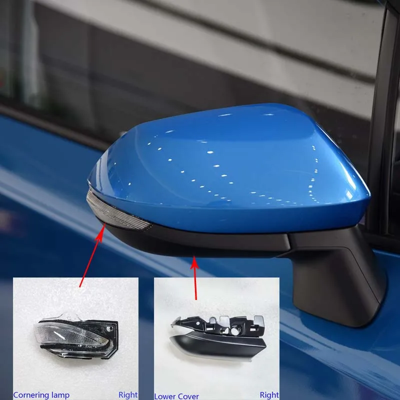 

Car Accessories Rearview Mirror Frame For Toyota Corolla ALTIS 2019~2022 Lower Cover Of Reversing Mirror Cornering Lamp