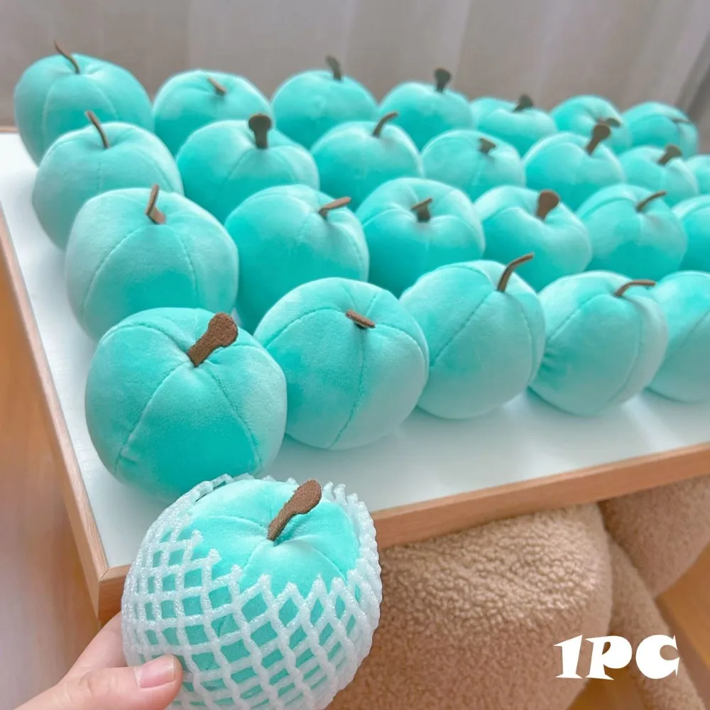 

New 10cm Plush Toy PP Cotton Soft Decompress Fruit Toy Blue Color Stress Relief Small Ornament