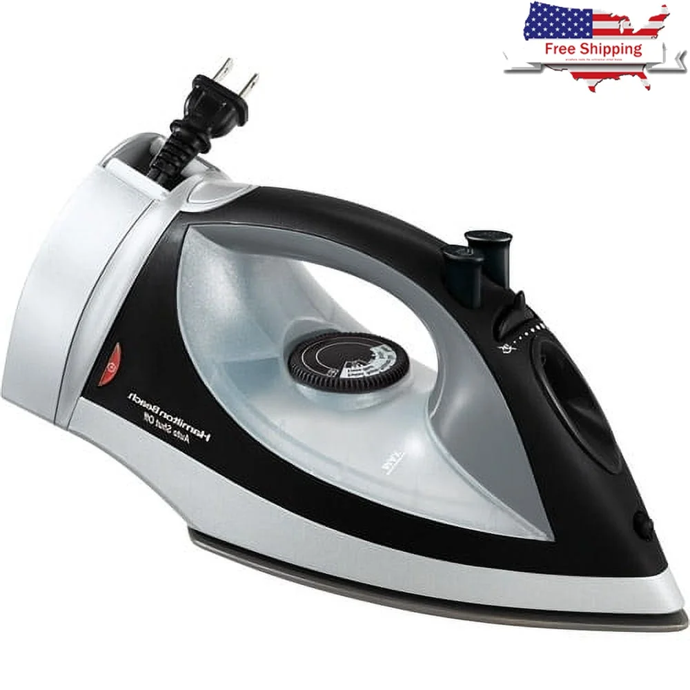 

Паровой утюг с выдвижным шнуром, подошва с антипригарным покрытием, регулируемый паровой вертикальный взрыв, удобное хранение, мощная производительность для дома