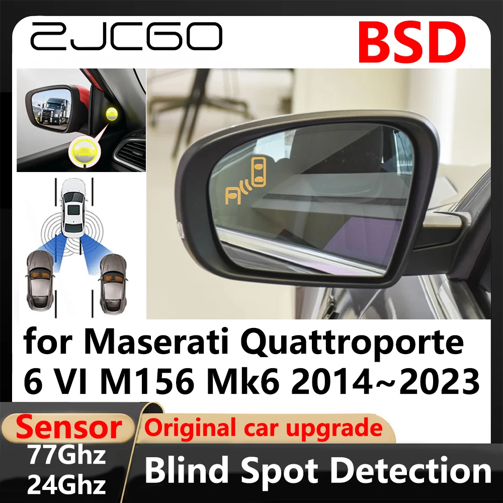 BSD Blind Spot Detection Lane Change Assisted Parking Driving Warnin for Maserati Quattroporte 6 VI M156 Mk6 2014~2023