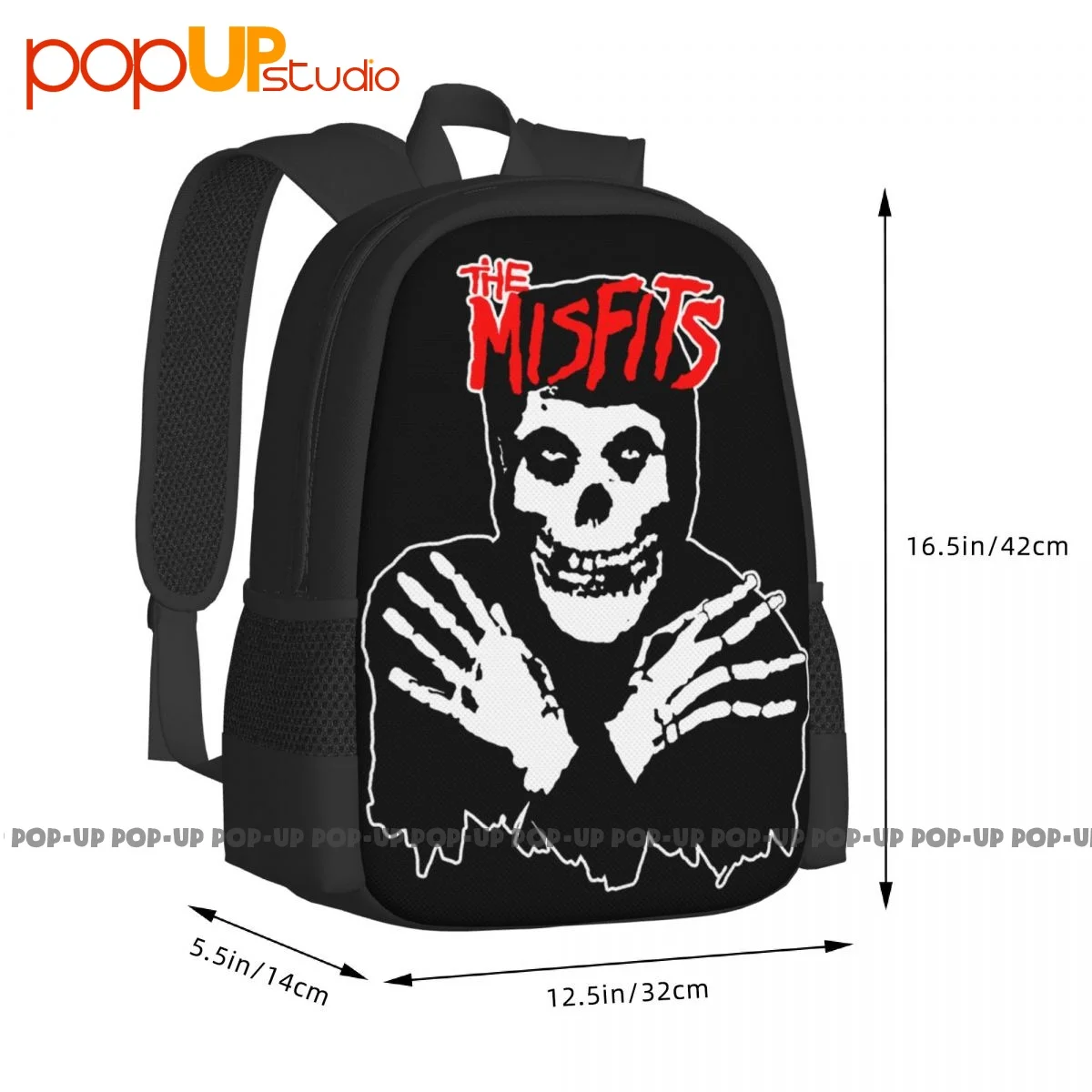 Misfits Classic Skull Backpack Large Capacity Newest Beach Bag Eco Friendly Riding Backpack