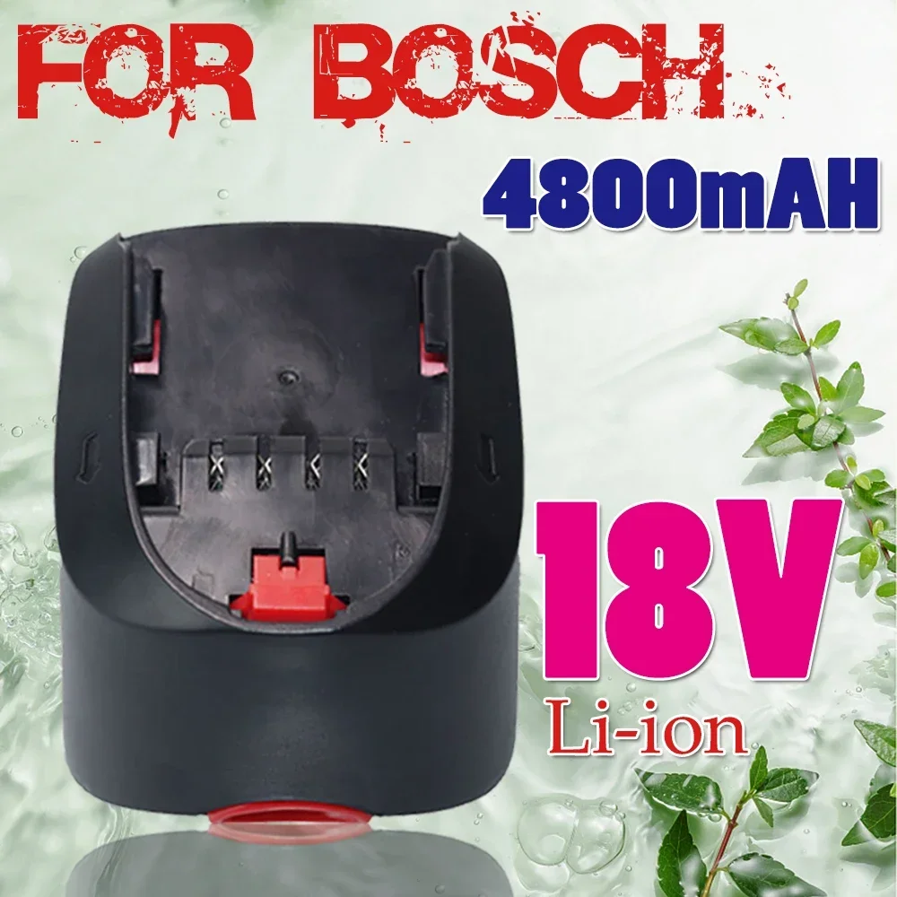 

For Bosch 18V 4800MAH Lithium Ion Rechargeable Tool Battery PBA PST PSB PSR Bosch Home, Garden Tools (TypeC only) AL1810CV