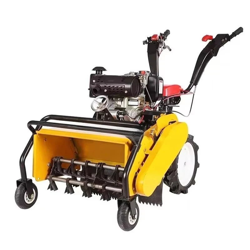 Factory Price High Efficiency Mini Tiller Four-Wheel Riding Mower and Weeder Machine for Farm Scarifying and Plowing