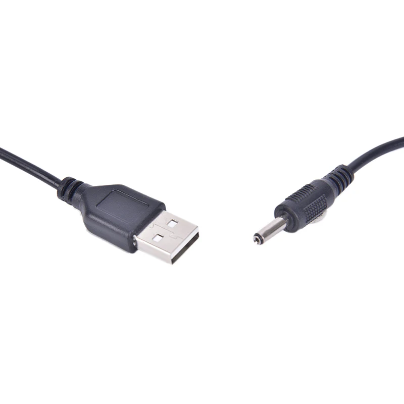 Cable de carga USB para linterna LED, cargador de energía de CC Móvil, 1 unidad