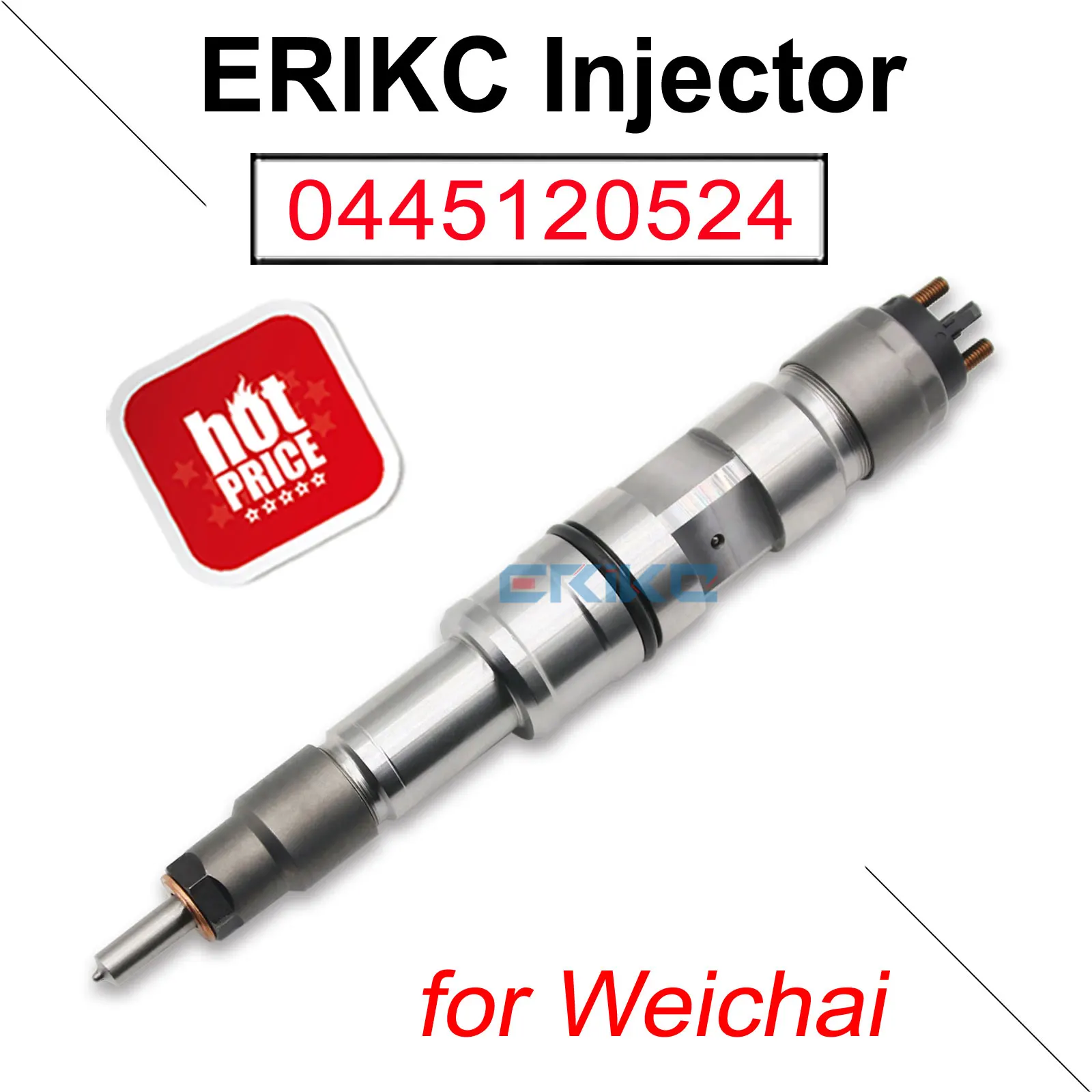 

0445120524 Common Rail Fuel Injector Assy 0 445 120 524 Diesel Injection Parts 0445 120 524 For Bosch Weichai Engine