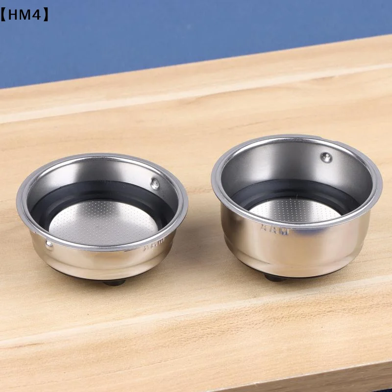 1/ 2 Cup Coffee Filter Basket 304 Stainless Steel Portafilter Espresso Coffee Machine Bottomless Filters Cups Filter For Coffee