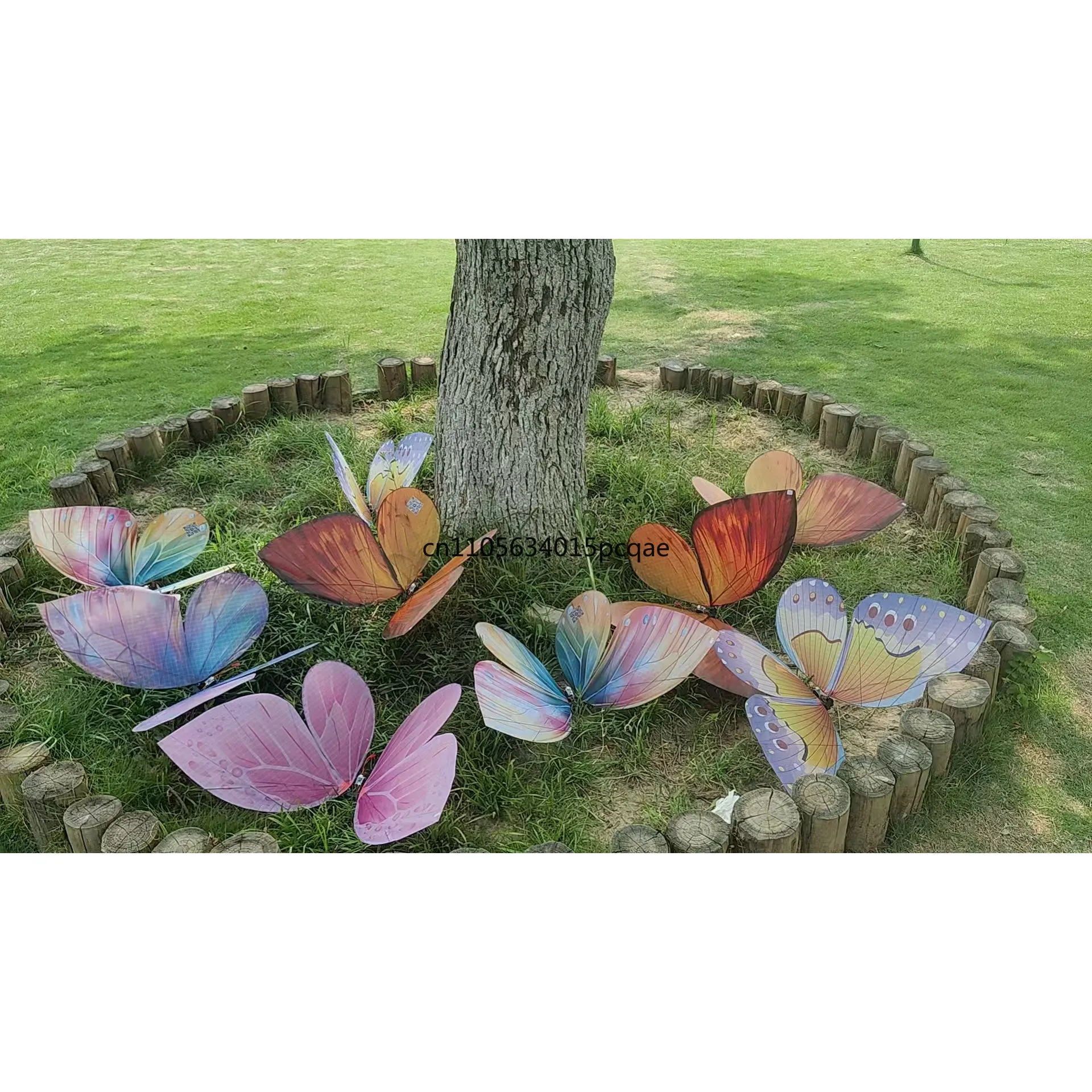 Parachute, Bionic Butterfly Remote Control Full Set To Fly Umbrella Head Cloth Flapping Wing Butterfly Aircraft